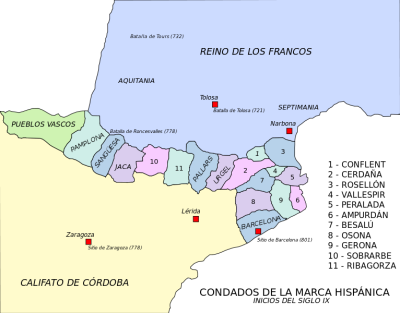 Condados de la Marca Hispánica